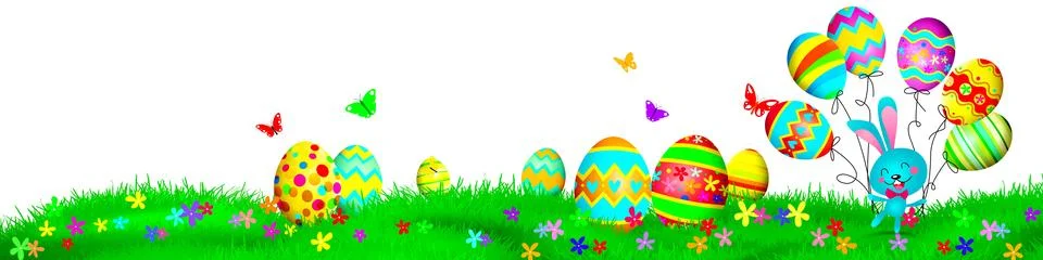 Funny Easter bunny. Happy Easter holiday concept. 3d illustration Stock-Illustration