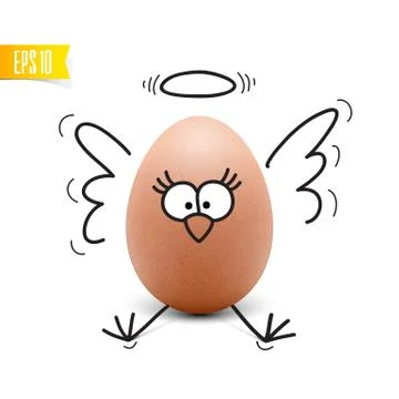 Funny Egg Stock Illustration