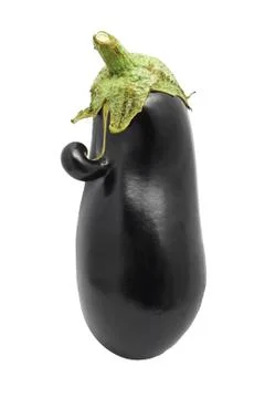 Funny eggplant Stock Photos
