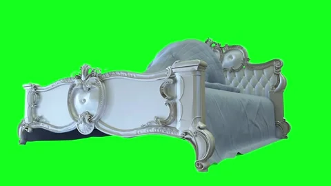 Funny elephant sleeping in bed under blanket. Realistic 4k isolate animation. 스톡 동영상 264957260