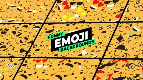 Funny Emoji Backgrounds Stock After Effects