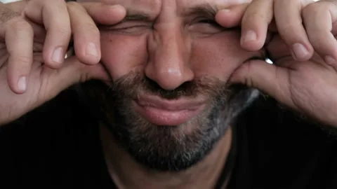 Funny face background 스톡 동영상 137258127