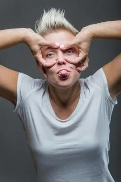 Funny face Stock Photos