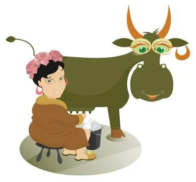 Funny farm Illustrazione stock