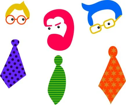 Funny Fellas Stock-Illustration