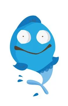 Funny fish Stock Illustration