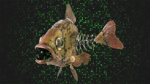 Funny fish Stock Illustration