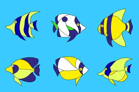 Funny fish Stock Illustration