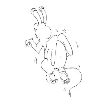 Funny flying dragon vector Stock Illustration