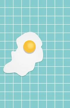 Funny fried eggs background Funny fried eggs background. Pop art. Pattern ... Stock Photos