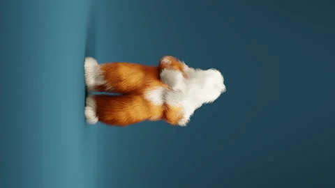 Funny furry 3D monster dancing happily. Stock Footage 172473062