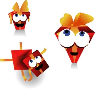 Funny gift Stock Illustration