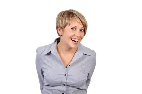 Funny gir Foto stock
