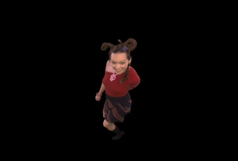 Funny Girl Dancing 스톡 동영상 754251