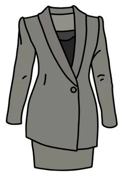 The funny gray snit Stock Illustration