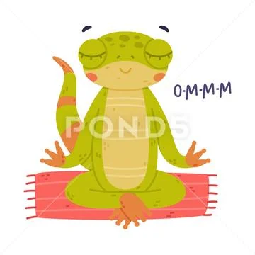 A set of yoga postures - Stock Illustration [67944003] - PIXTA