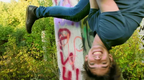 Funny guy having fun Stock Footage 55035220