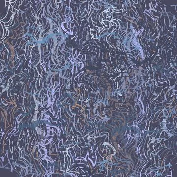 Funny horizontal background of chaotic wavy lines. Multi colored patterns. Illustrazione stock
