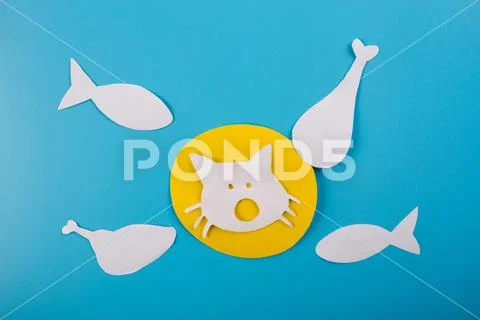 Funny hunger concept Stock Photos