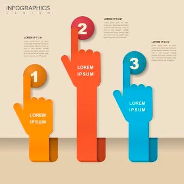 Funny infographic design Stock Illustration