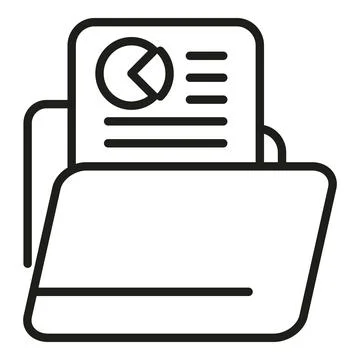 Funny invoice icon outline vector. Hand purchase cash Stock-Illustration