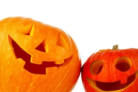 Funny Jack O Lanterns Foto stock