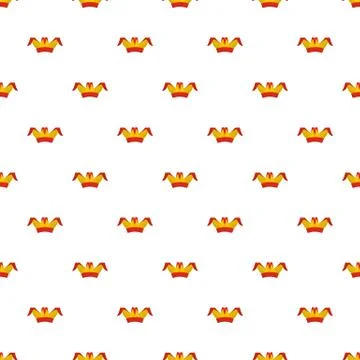 Funny jester pattern seamless vector Stock Illustration