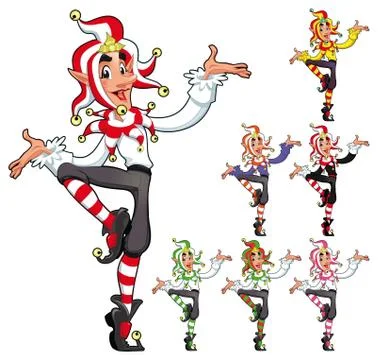 Funny joker. Stock Illustration