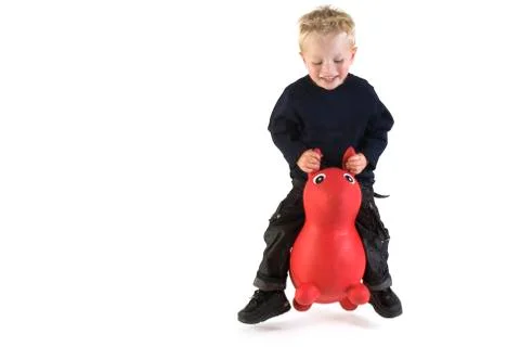 Funny jumping Stock Photos