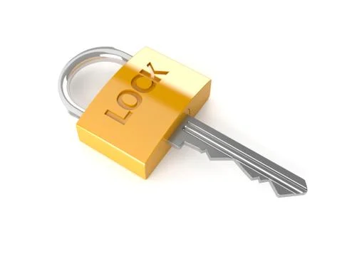Funny key Stock Illustration