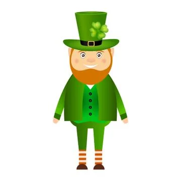 Funny leprechaun for St. Patrick Day Stock Illustration