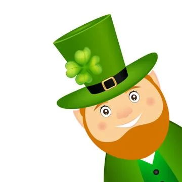 Funny leprechaun for St. Patrick Day Stock Illustration