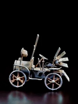 Funny looking old car. Stock Photos