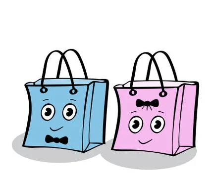 Funny love gift box package sale Stock Illustration