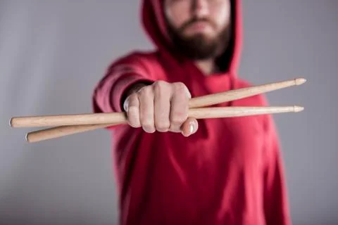 Funny man with a beard Stock Photos