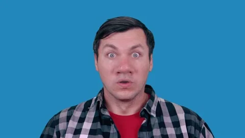 A funny man with a big nose. Video stock 147451728