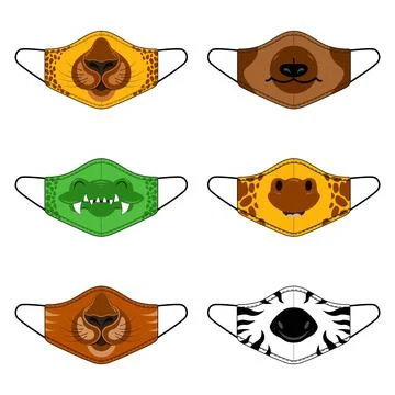 Funny mask Stock Illustration