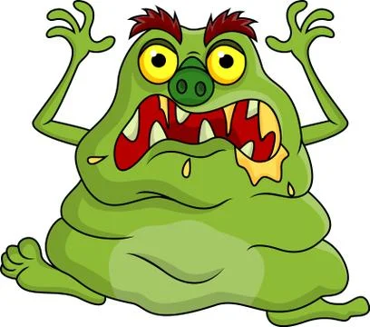 Funny monster Stock Illustration