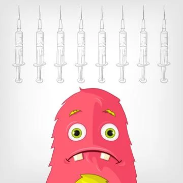 Funny Monster. Ilustração Stock