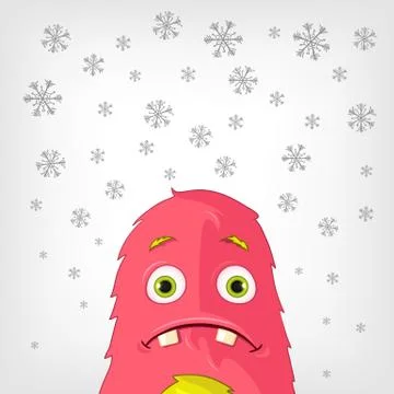 Funny Monster. Ilustração Stock