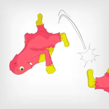 Funny Monster. Ilustração Stock