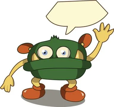 Funny monster Stock Illustration