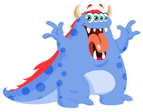 Funny monster Stock Illustration