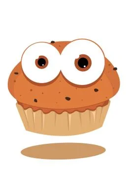 Funny Muffin Stock Illustration