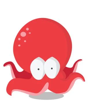 Funny octopus Stock Illustration