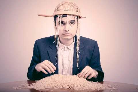 Funny Pastafarian Stock Photos