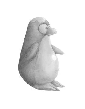 Funny penguin Stock Illustration