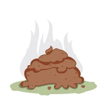 Funny Poo Stock Illustration