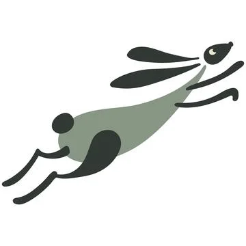 Funny Rabbit for your design Stock-Illustration