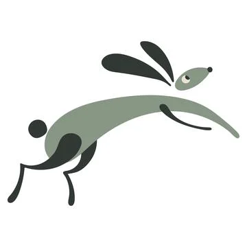 Funny Rabbit for your design Stock Illustration